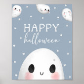 Niedlich Spooky One Happy Halloween Sign Poster (Vorne)