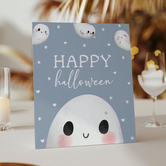 Niedlich Spooky One Happy Halloween Sign Poster