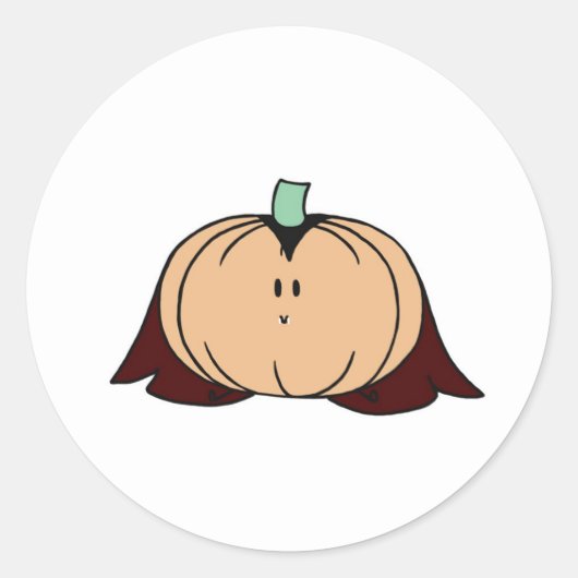 Niedlich Spooky Pumpkin Sticker (Vorderseite)