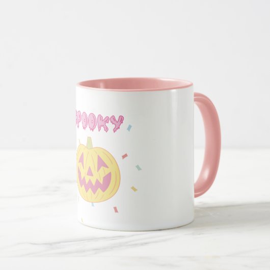 Niedlich Spooky Pumpkin Tasse (VorderseiteRechts)