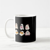 Niedlich Spooky Reading Book Halloween Fall Ghost Kaffeetasse (Links)
