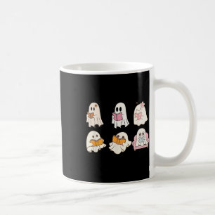 Niedlich Spooky Reading Book Halloween Fall Ghost Kaffeetasse