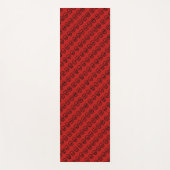 Niedlich Spooky Tiny Skulls Halloween Pattern Yoga Yogamatte (Vorderseite)