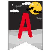 Niedlich Spooky Vampire Girl Halloween Kindergebur Wimpelkette (Dritte Fahne)