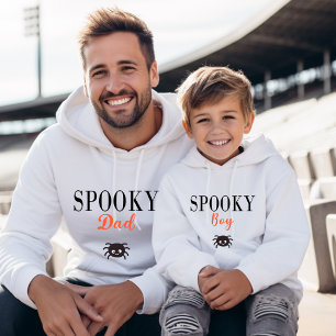 Niedlich Spooky Vater Family Halloween Spider Hoodie