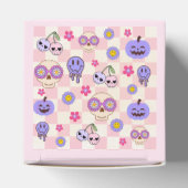 Niedlich Spooky Vibes Groovy Ghost Halloween Geschenkschachtel (Oben)