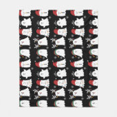 Niedlich Spooky Weihnachtsgeister Fleece Blanket (Vorderseite)