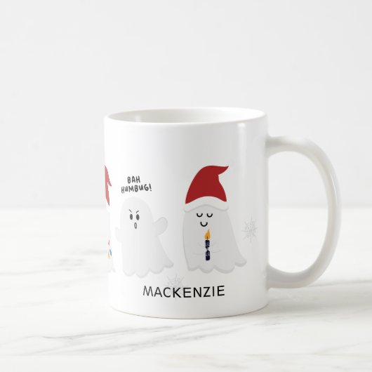 Niedlich Spooky Weihnachtsgeister Kaffeemaschine T Kaffeetasse (Rechts)