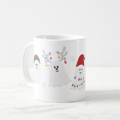 Niedlich Spooky Weihnachtsgeister Kaffeetasse (Vorderseite Links)