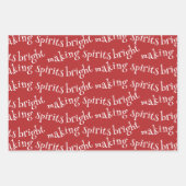 Niedlich Spooky Weihnachtsghost Geschenkpapier Set (Vorderseite 3)