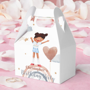 Niedlich Sport nach Ballon Geburtstagsmädchen Part Geschenkschachtel