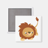 Niedlich Spright Cartoon Lion Magnet (Vorderseite/Rückseite)