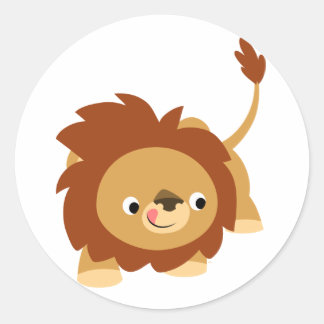 Niedlich Spright Cartoon Lion Sticker