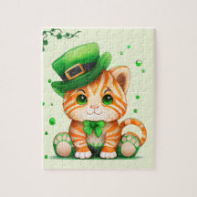 Niedlich St Patricks Day Cat