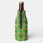 Niedlich St Patricks Day Green Leprechaun Personal Flaschenkühler (Flasche Rückseite)