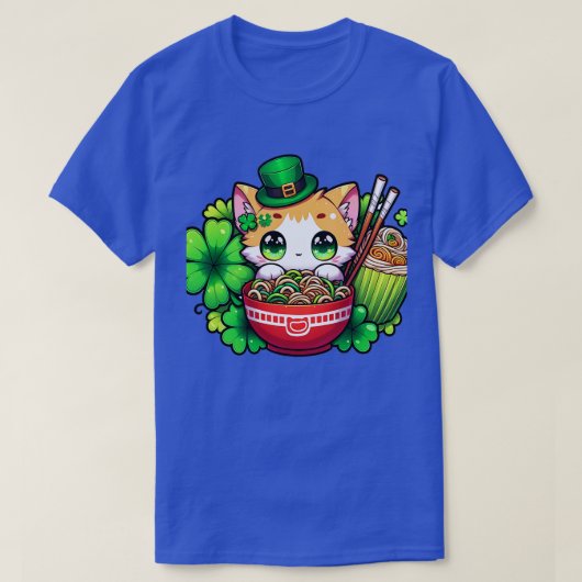 Niedlich St Patricks Day Irish Ramen Kittens for W T-Shirt (Design vorne)
