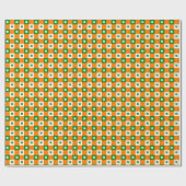Niedlich St Patrick's Lucky Clover Green Orange Ka Geschenkpapier (Flach)