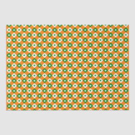 Niedlich St Patrick's Lucky Clover Green Orange Ka Seidenpapier