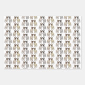 Niedlich Staffordshire Bull Terrier Dog Liebhaber Geschenkpapier Set (Vorderseite)