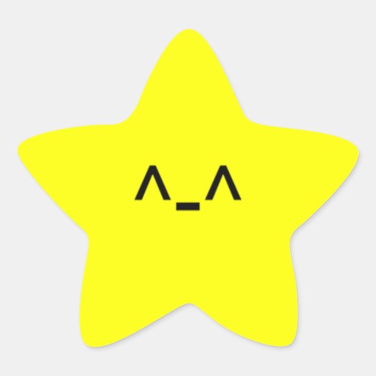 Niedlich-Star-Aufkleber Stern-Aufkleber (Vorderseite)