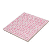 Niedlich Star Blume Muster Rosa und Weiß Fliese (Seite)