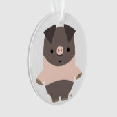 Niedlich Starker Cartoon Pig Acrylschmuck Ornament (Vorderseite)