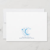 Niedlich Stars Moon Celestial Neugeborener Foto Ge Ankündigung (Rückseite)