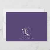 Niedlich Stars Moon Celestial Neugeborenes Foto Ge Ankündigung (Rückseite)