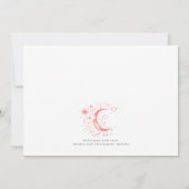 Niedlich Stars Moon Celestial Neugeborenes Foto Ge Ankündigung (Rückseite)