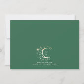 Niedlich Stars Moon Celestial Neugeborenes Foto Ge Ankündigung (Rückseite)