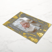 Niedlich Stars Moon Celestial Neugeborenes Foto Ge Folieneinladung (Gedreht)