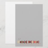 Niedlich Stationery-Raupe #2-Personalize It! Sta Briefpapier (Vorne/Hinten)