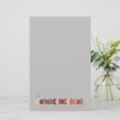 Niedlich Stationery-Raupe #2-Personalize It! Sta Briefpapier (Stehend Vorderseite)