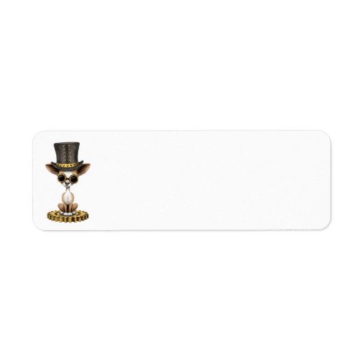 Niedlich Steampunk Chihuahua Welpe Dog (Vorne)