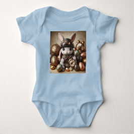Niedlich Steampunk Osterhase Baby Strampler