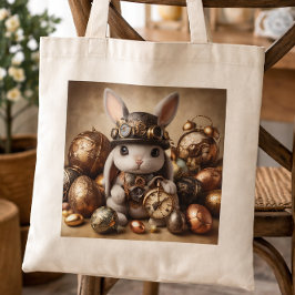 Niedlich Steampunk Osterhase Tragetasche