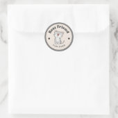 NIEDLICH! Stickers - Bester Freund Fur je - Kitty (Tasche)