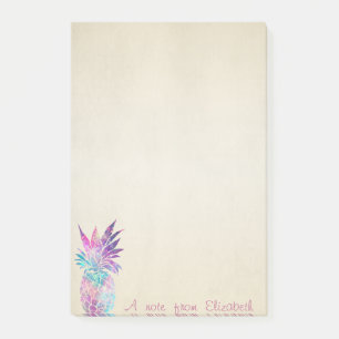 Niedlich, stilvoll, Ananas Post-it Klebezettel