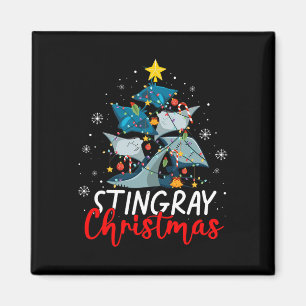 Niedlich Stingray Christmas Tree Pajama Matching C Magnet