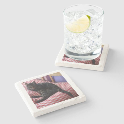 Niedlich Stone Untersetzer (Seitenansicht)