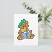 Niedlich Story Time Teddy Bärendesign Postkarte (Stehend Vorderseite)