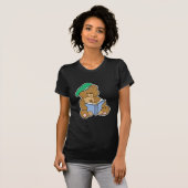 Niedlich Story Time Teddy Bärendesign T-Shirt (Vorne ganz)
