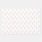Niedlich Strawberry Pink Girls Geburtstag Geschenkpapier Set (Vorderseite 3)
