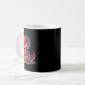 Niedlich Strawberry Summer Frucht Lover Dinosaur T Kaffeetasse (Vorderseite Links)