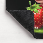 Niedlich Strawberry Summer Frucht Lover Dinosaur T Mousepad (Ecke)