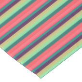 Niedlich Streifen Vintage Farben Tischdecke (Schrägansicht)