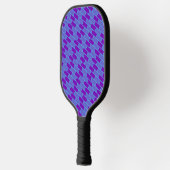 Niedlich Stripe Wavy Lines Blue Pickleball Paddle (Links)