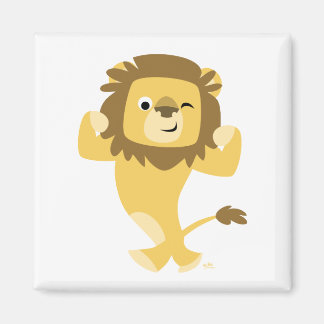 Niedlich Strong Cartoon Lion Magnet