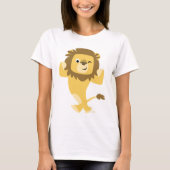 Niedlich Strong Cartoon Lion Women T - Shirt (Vorderseite)