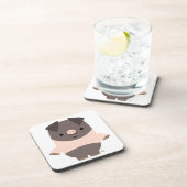 Niedlich Strong Cartoon Pig Untersetzer Set (Rechte Seite)